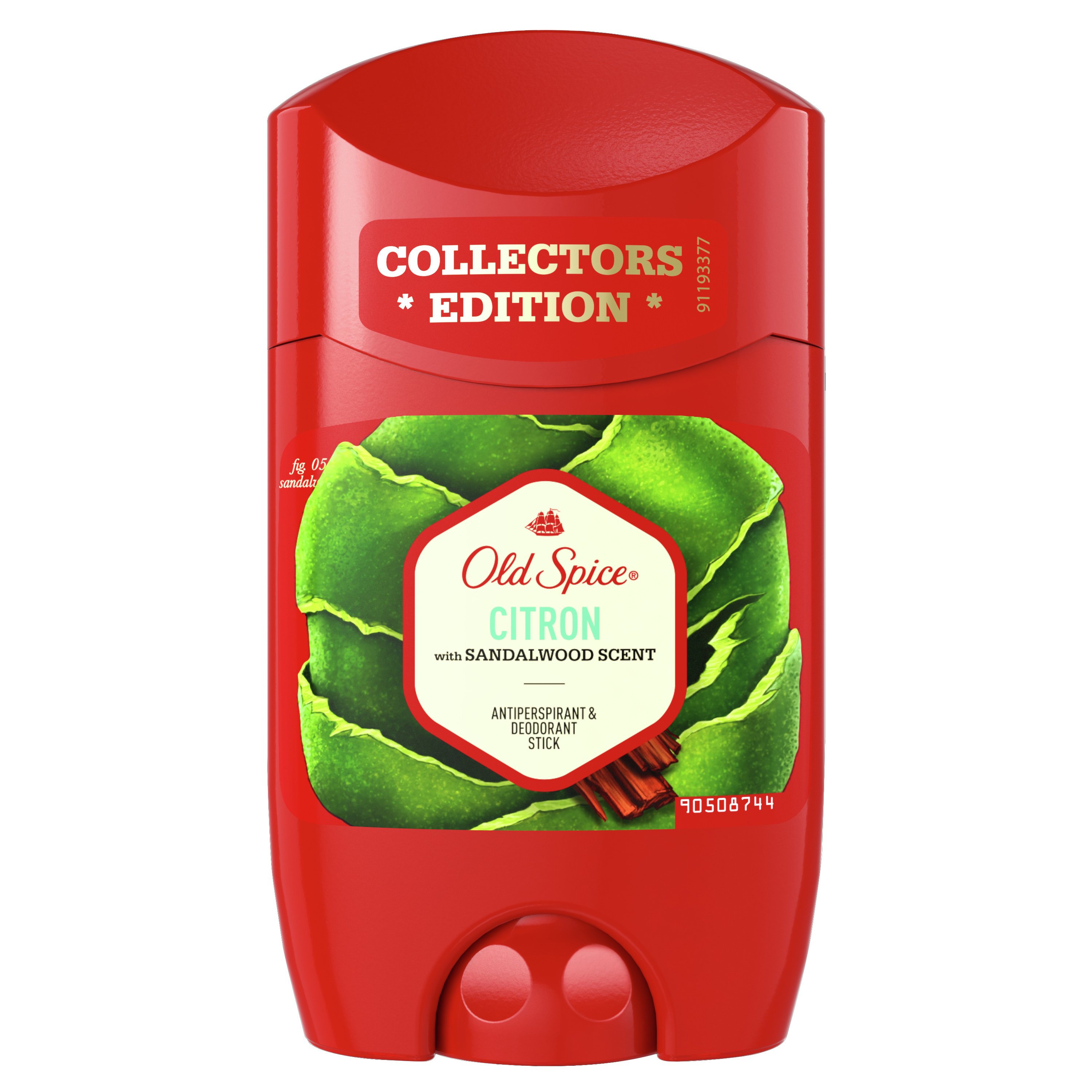 Old Spice Citron with Sandalwood Scent Antiperspirant & Deodorant Ανδρικό Αποσμητικό Stick με Άρωμα Κίτρο & Σανδαλόξυλο 50ml