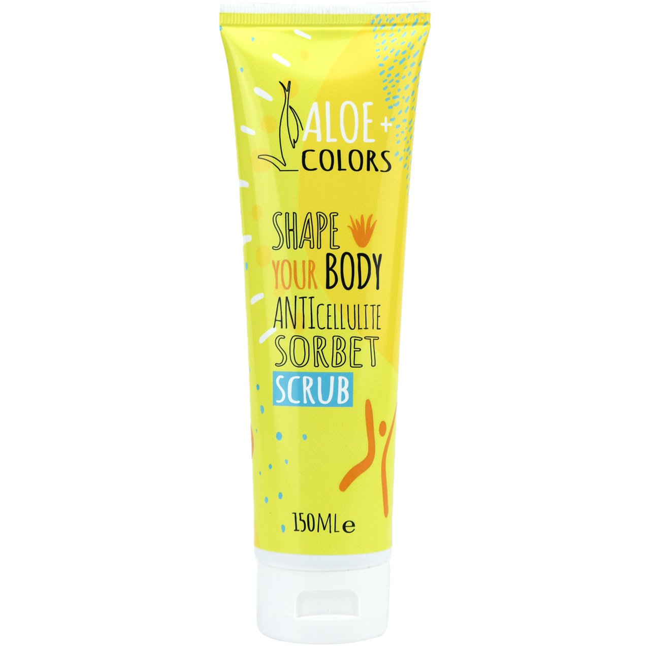 Aloe Colors Aloe+ Colors Shape Your Body Anticellulite Sorbet Scrub Αδυνατιστικό Gel Σώματος με Λεπτόρρευστη Υφή, Κατά της Κυτταρίτιδας 150ml