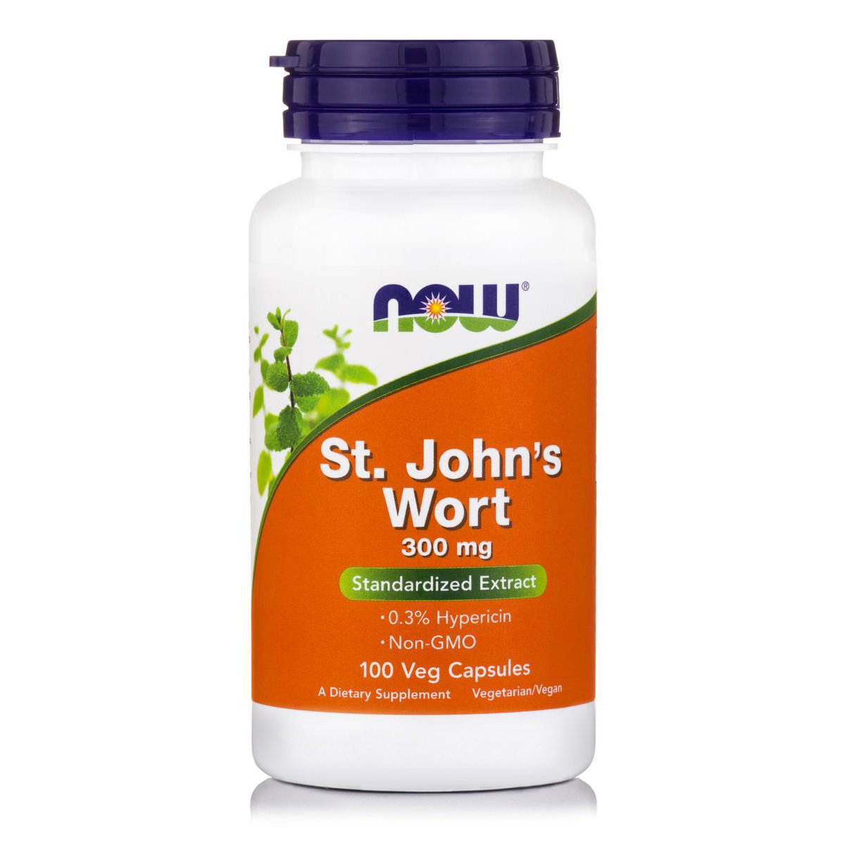 Now Now Foods St. John's Wort 300mg Συμπλήρωμα Διατροφής από Βαλσαμόχορτο, με Καταπραϋντικές & Ηρεμιστικές Ιδιότητες 100veg.caps