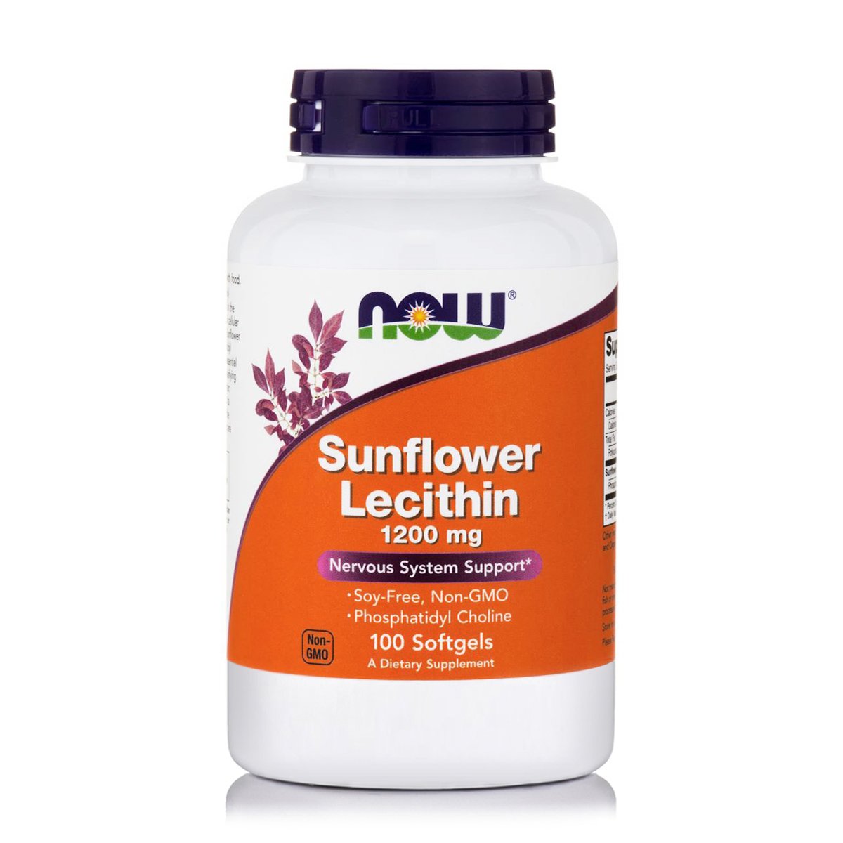 Now Foods Sunflower Lecithin 1200mg Soy-Free Συμπλήρωμα Διατροφής, Λεκιθίνη από Ηλιέλαιο Πλούσια σε Φωσφολιπίδια 100 Softgels φωτογραφία