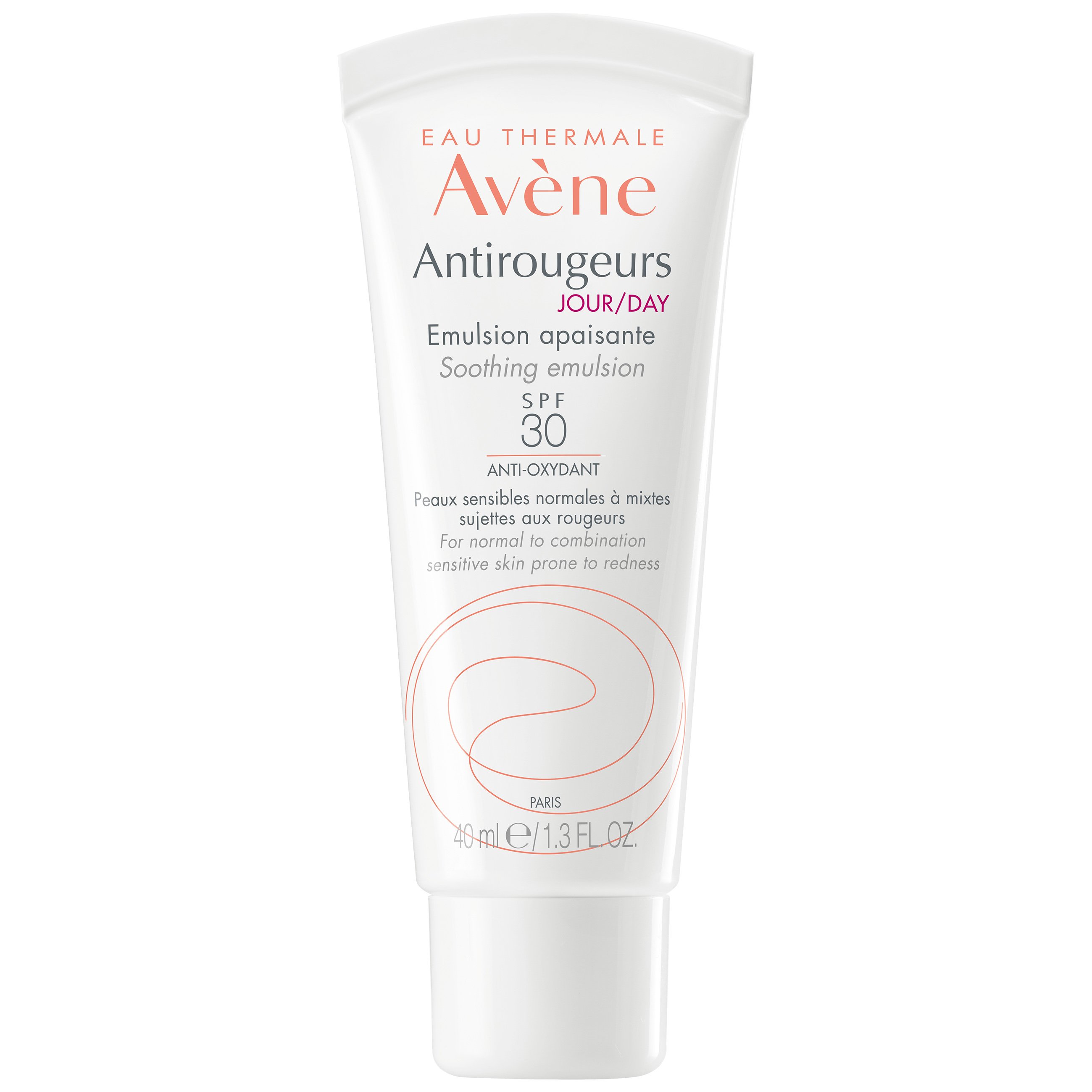 Avène Avene Antirougeurs Jour Emulsion Legere Spf30 Ενυδατικό, Προστατευτικό Γαλάκτωμα Προσώπου για Κανονικό & Μεικτό Δέρμα 40ml