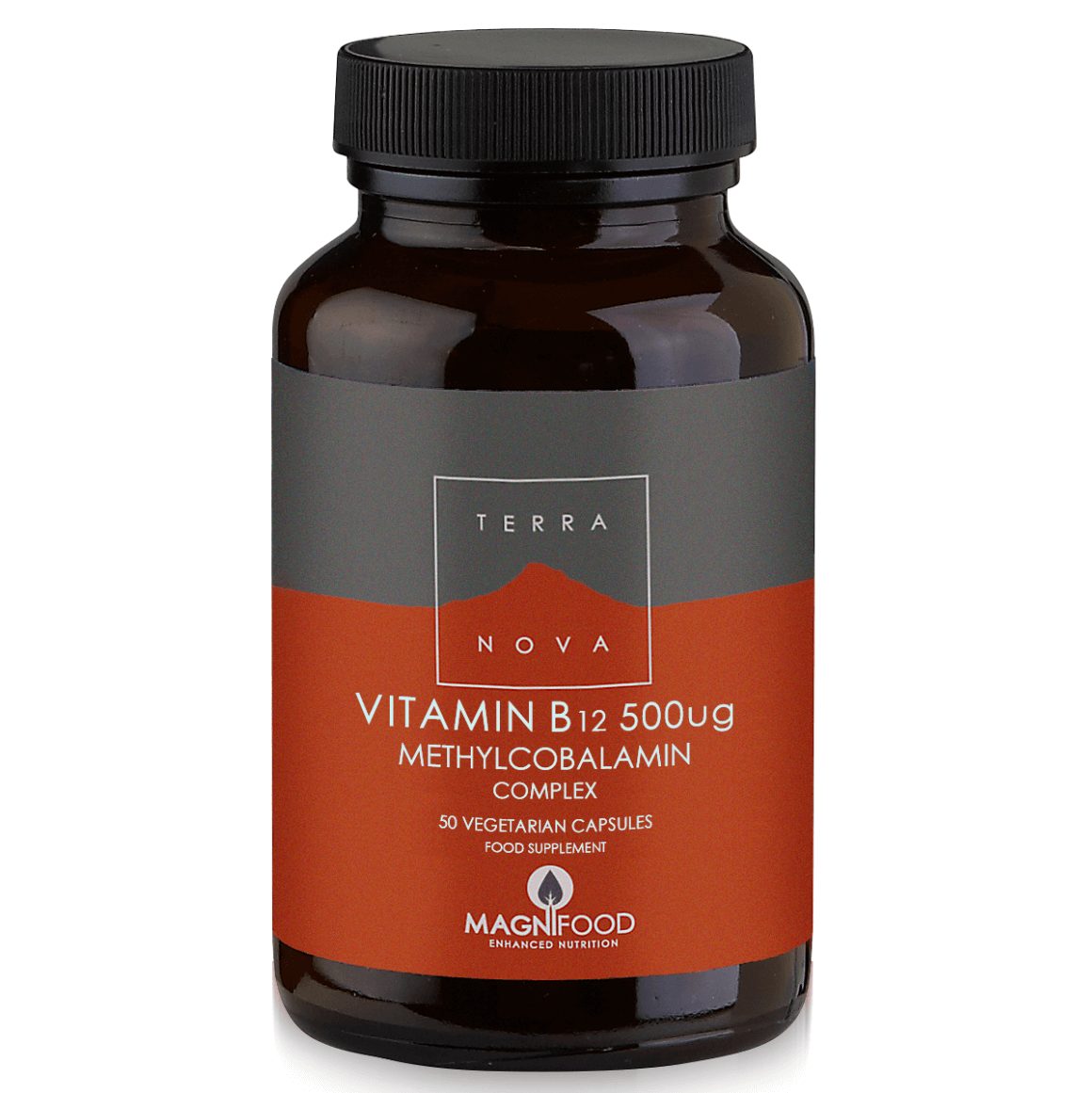 Terranova Vitamin Β12 500mg Complex Μοναδική Σύνθεση Βιταμίνης Β12 για Μέγιστη Απορρόφηση 50Caps