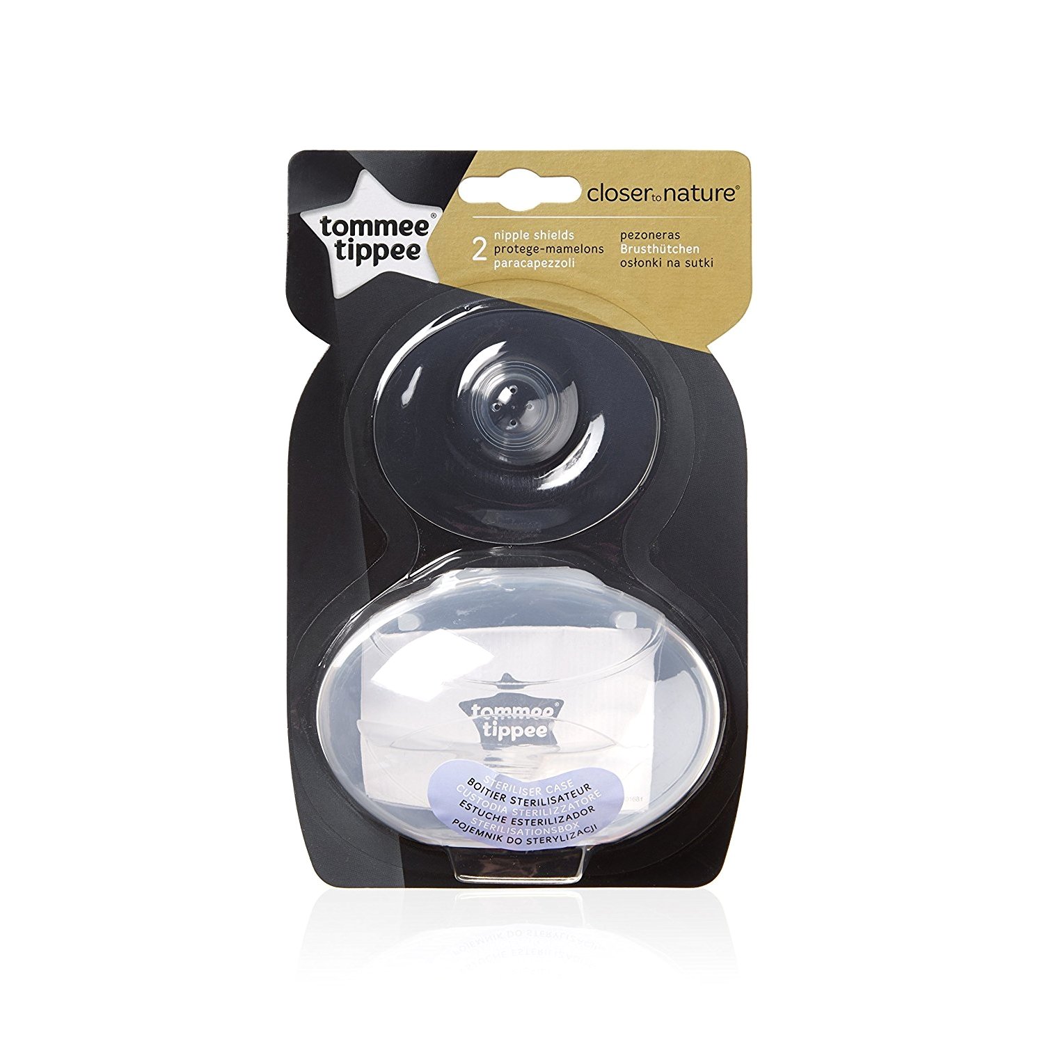 Tommee Tippee Tommee Tippee Closer to Nature Nipple Shields Κωδ 42301641 Προστατευτικοί Δίσκοι Στήθους Σιλικόνης 2 Τεμάχια