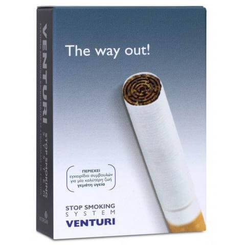 Vitorgan Venturi Stop Smoking System Επαναστατικό Σύστημα Σταδιακής Διακοπής Καπνίσματος,4 Φίλτρα