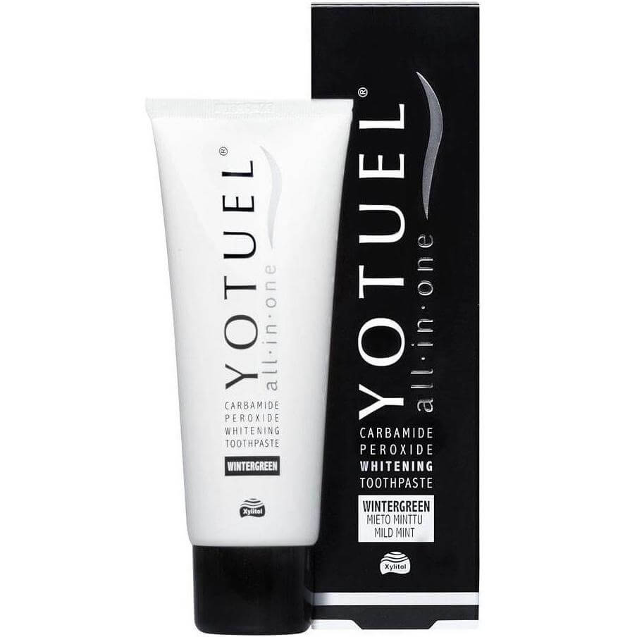 YOTUEL Yotuel All In One Carbamide Peroxide Whitening Toothpaste Φθοριούχος Λευκαντική Οδοντόκρεμα με Γεύση Μέντας 75ml