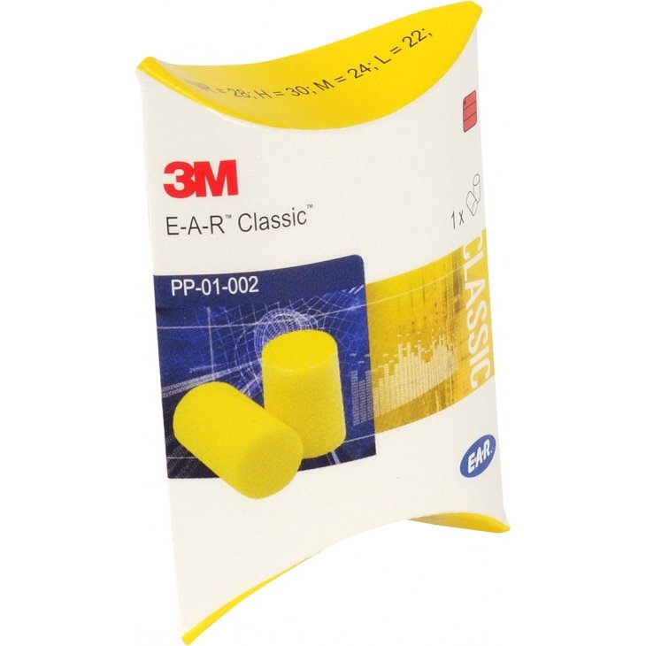 FUTURO 3M E-A-R Ωτοασπίδες Αφρώδεις Κίτρινες σε Pillow Pack Κωδ PP-01-002, 1 Ζευγάρι