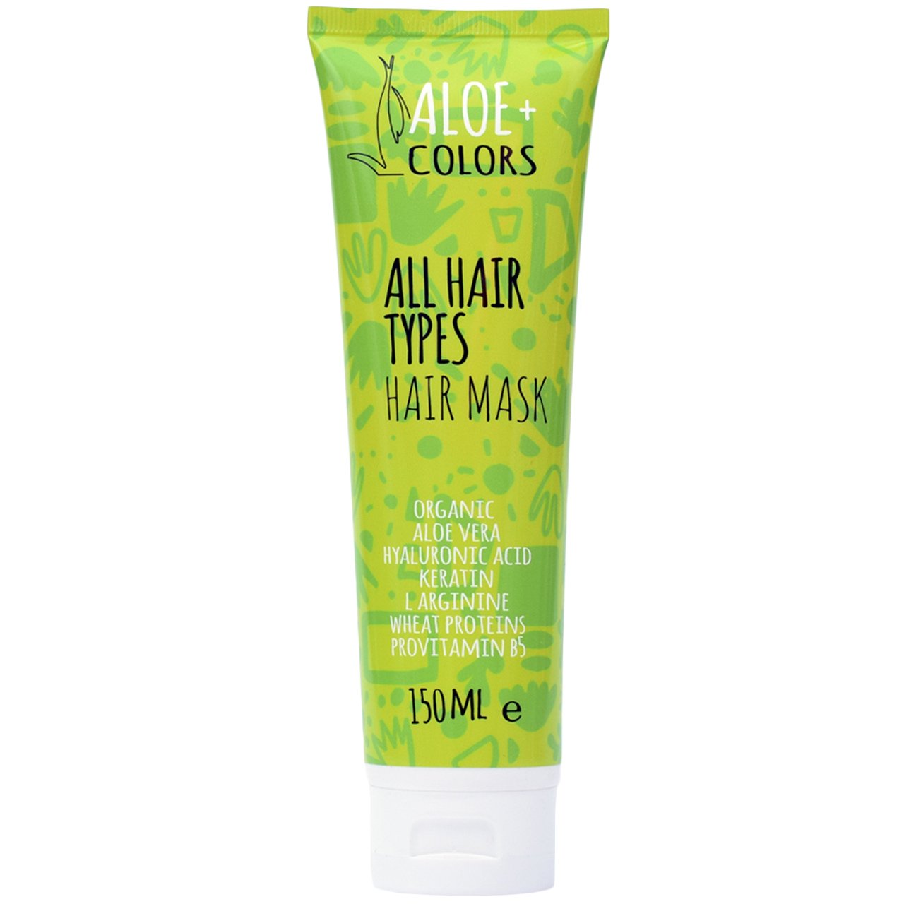 Aloe Colors Aloe+ Colors All Hair Types Hair Mask Ενυδατική Μάσκα Μαλλιών για Λάμψη & Θρέψη, Κατάλληλη για Όλους τους Τύπους Μαλλιών 150ml