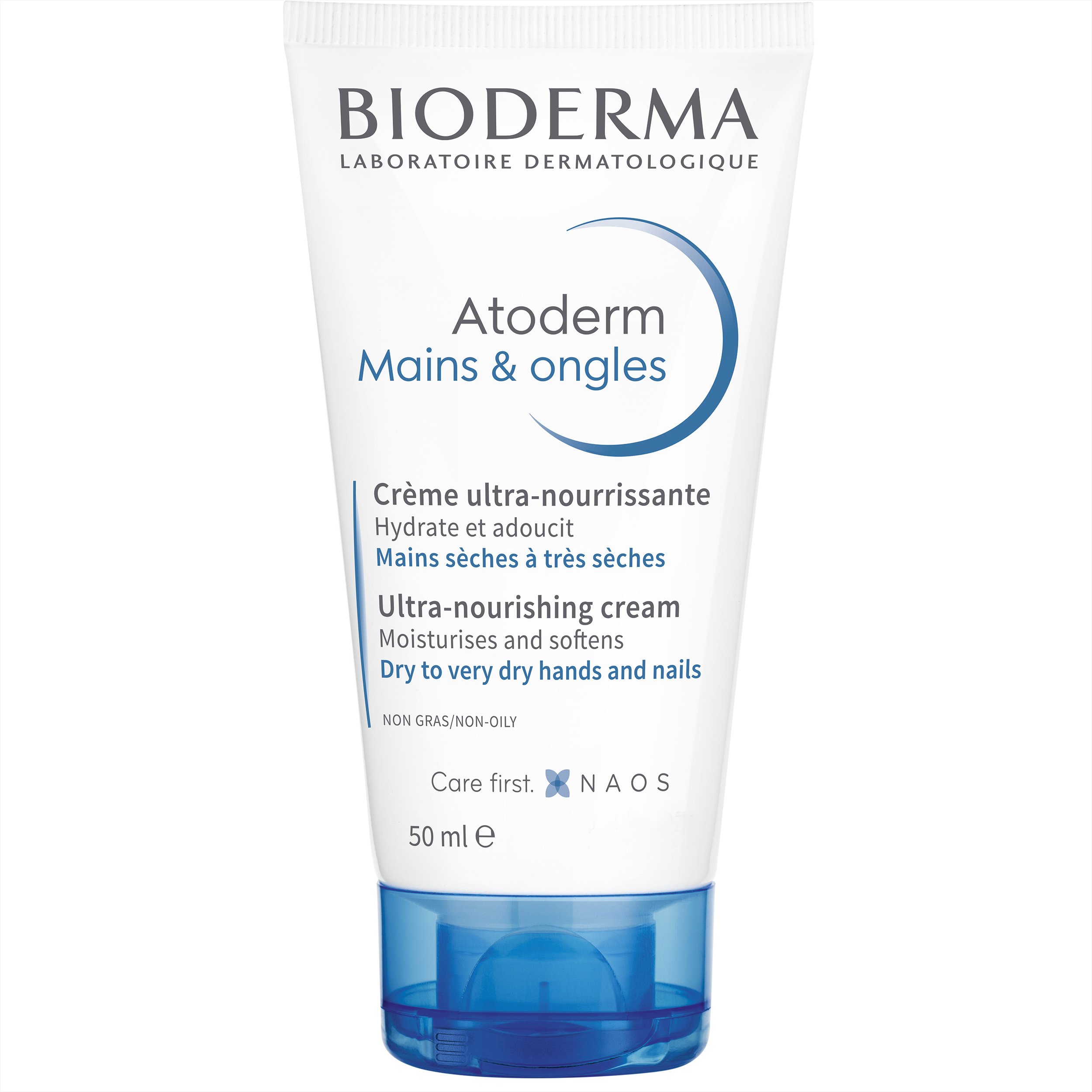 Bioderma Bioderma Atoderm Mains & Ongles Ενυδατική, Επανορθωτική Κρέμα Χεριών για Ξηρές & Πολύ Ξηρές Επιδερμίδες 50ml