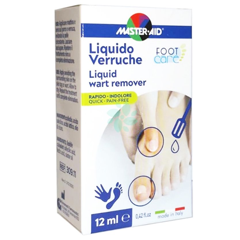 Master Aid Master Aid Foot Care Liguid Wart Remover Υγρό Αφαίρεσης των Μυρμηγκιών του Δέρματος 12ml