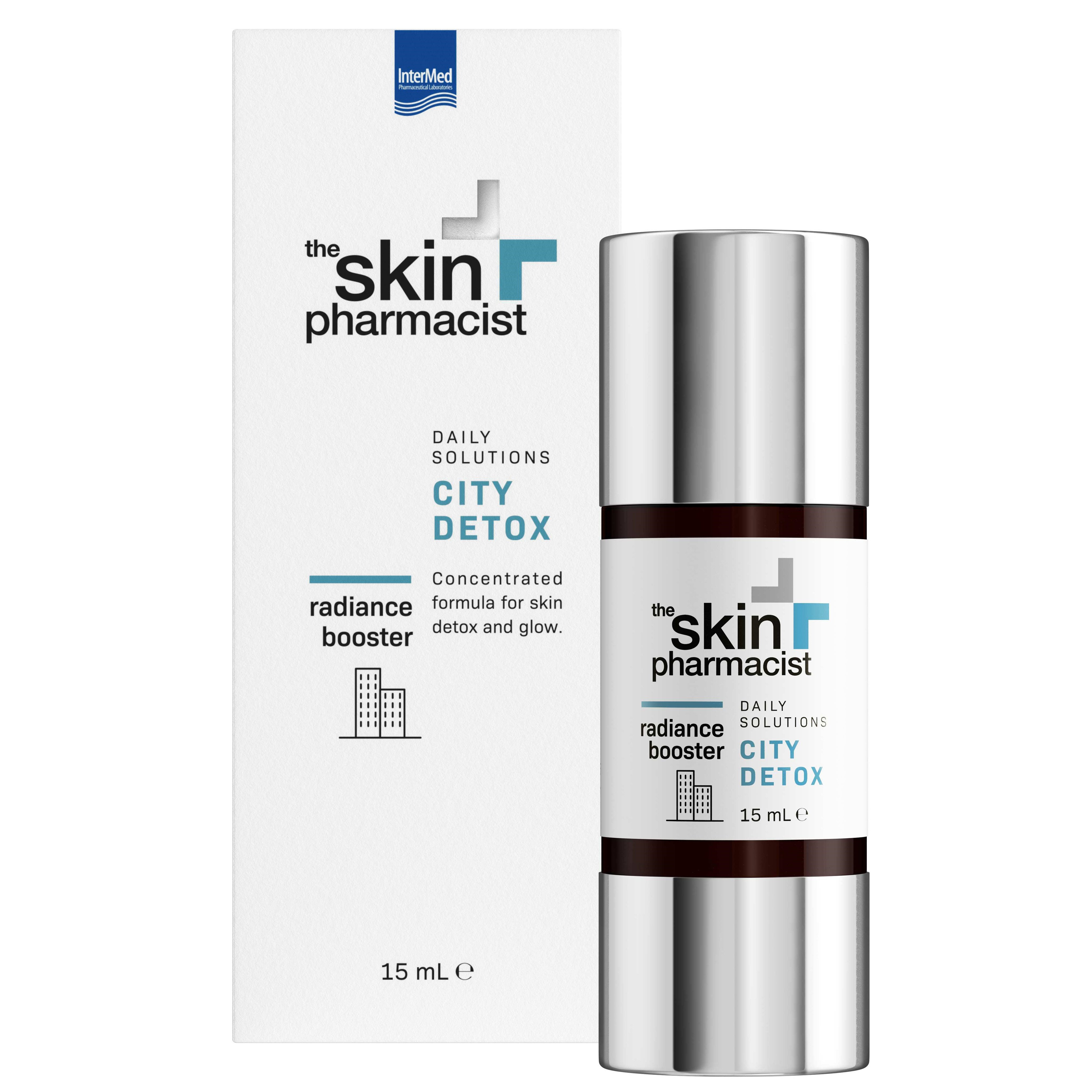 The Skin Pharmacist The Skin Pharmacist City Detox Radiance Booster Εξαιρετικά Συμπυκνωμένη Φόρμουλα για Αποτοξίνωση & Λάμψη της Επιδερμίδας 15ml