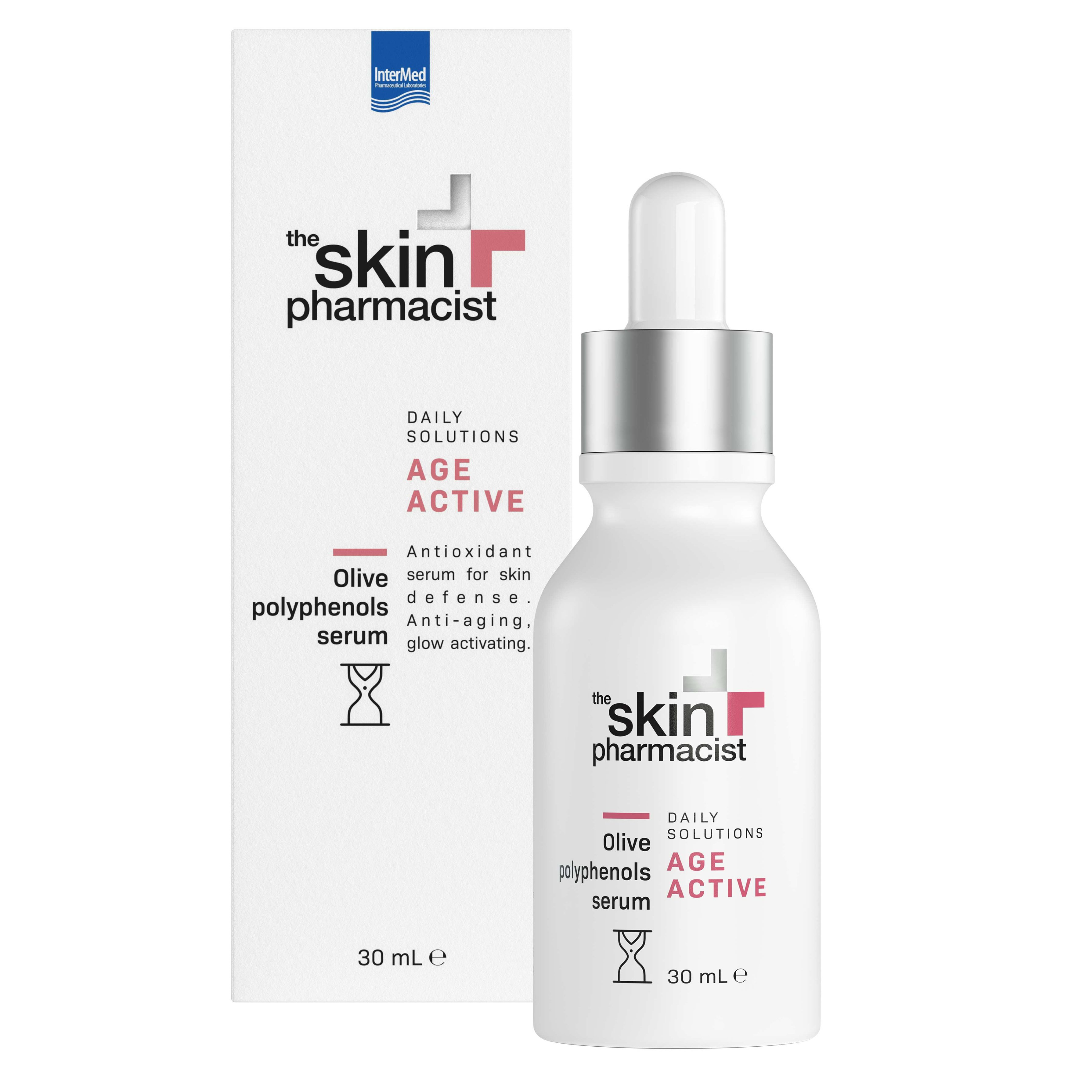 The Skin Pharmacist The Skin Pharmacist Age Active Olive Polyphenols Serum Αντιοξειδωτικός Αντιγηραντικός Ορός Προσώπου 30ml