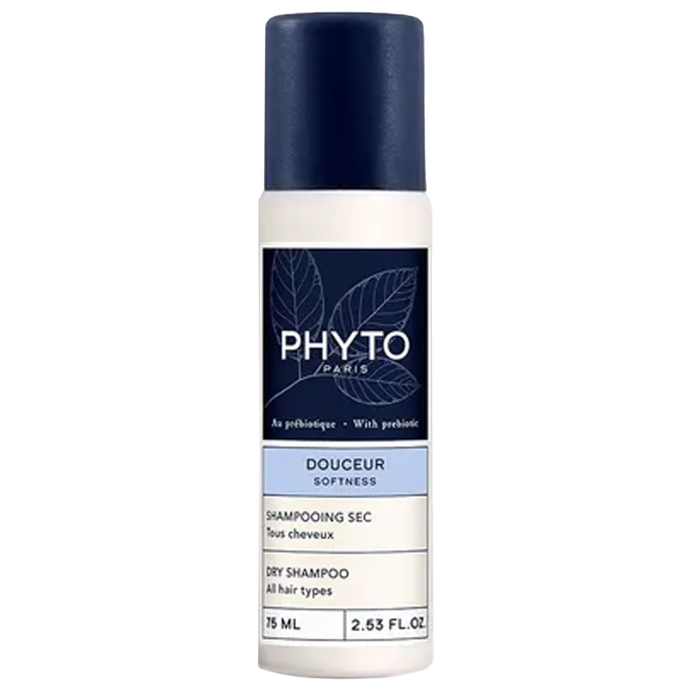 Phyto Paris Phyto Douceur Softness Dry Shampoo All Hair Types Ξηρό Σαμπουάν για Όγκο, Κατάλληλο για Όλους τους Τύπους Μαλλιών 75ml